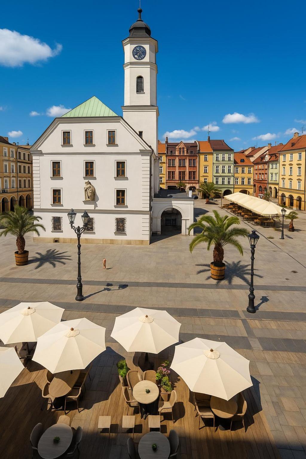 Rynek 23 Lux, Apartament Z Widokiem Na Ratusz Starego Miasta กลีวิตเซ ภายนอก รูปภาพ